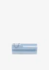 Jimmy Choo Sweetie Glittered Clutch Bag In Blue