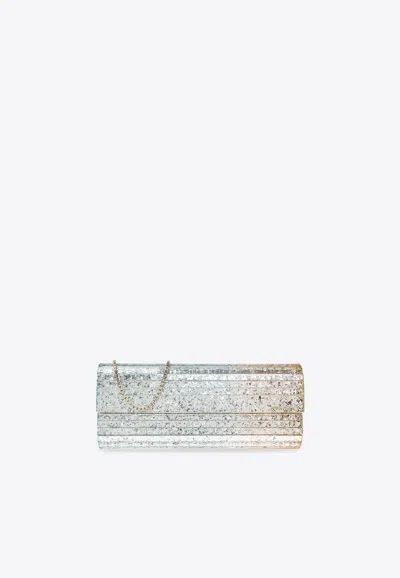 Jimmy Choo Sweetie Metallic Degrade Clutch In Multi