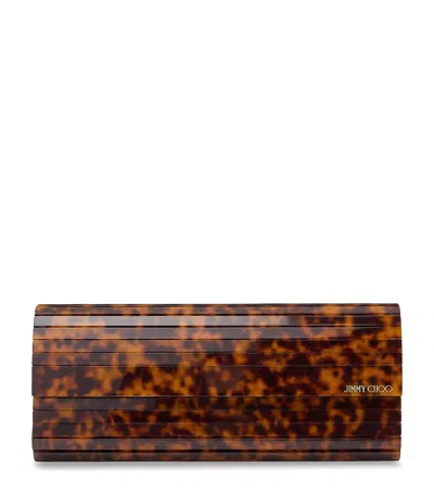 Jimmy Choo Sweetie Panelled Clutch Bag In Blue