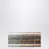Jimmy Choo Sweetie Pouch In Plexiglass With Glitter