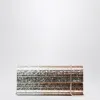 Jimmy Choo Sweetie Pouch In Plexiglass With Glitter