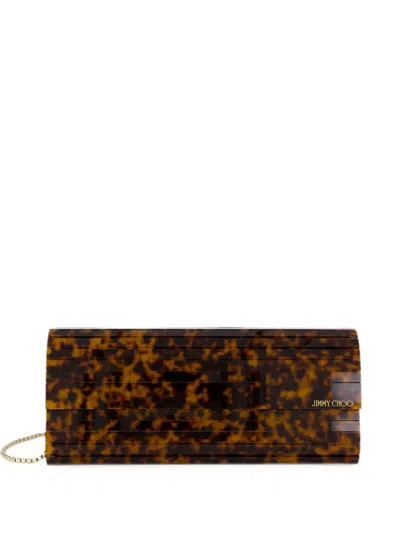Jimmy Choo Sweetie Tortoiseshell-effect Clutch Bag In Multi