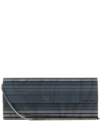 Jimmy Choo Sweetieuup Gremot Clutch In Gray