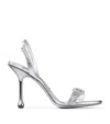 Jimmy Choo 95mm Tabatha Sandals - Women's - Calf Leather In Silver