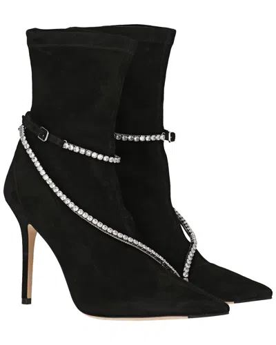 Jimmy Choo Talika Str 100 Suede Bootie In Multi