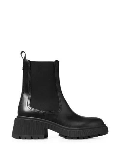 Jimmy Choo Tamia 70mm Leather Chelsea Boots In Black