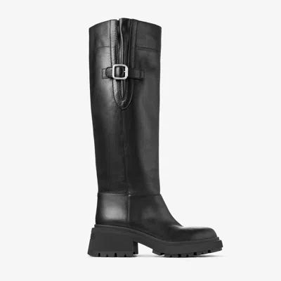 JIMMY CHOO TAMSIN KNEE BOOT FLAT