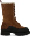 Jimmy Choo Tan Aldea Boots In Tan/natural