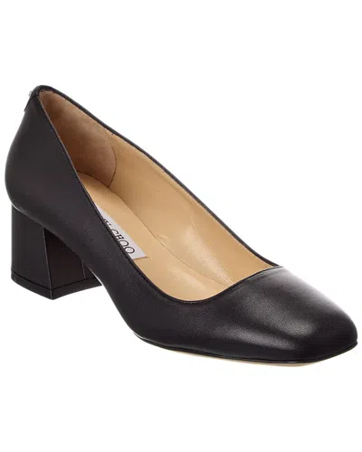 Jimmy Choo Taran Leather Pump In Black