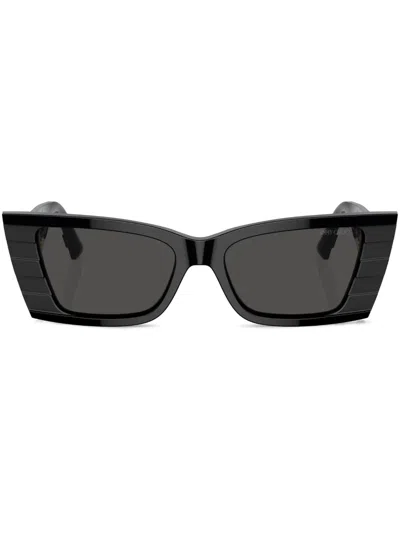 Jimmy Choo 0jc5009 Rectangular Sunglasses In Black