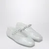 Jimmy Choo The Jelly Transparent Ballet Flats With Crystals Women In Transparent