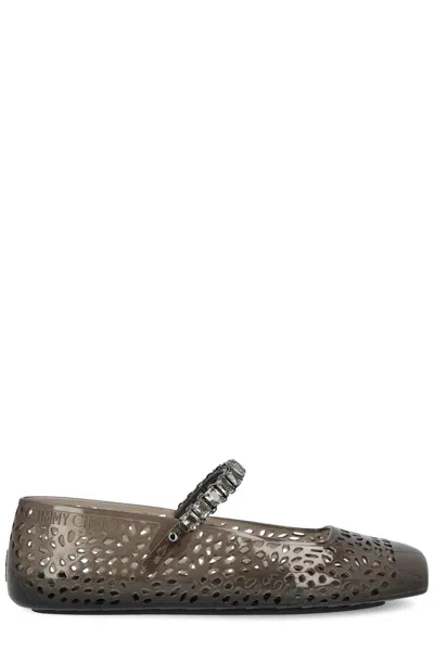 Jimmy Choo The Jelly Crystal Ballet Flats