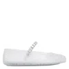 Jimmy Choo The Jelly Transparent Ballet Flats With Crystals Women