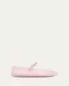 Jimmy Choo The Jelly Glitter Crystal-strap Ballerina Flats In Multi