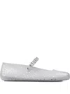 Jimmy Choo Transparent Rubber The Jelly Ballerinas In Transparent