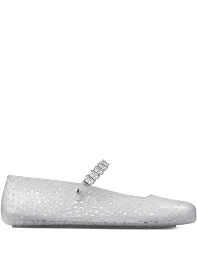 JIMMY CHOO JIMMY CHOO THE JELLY GLITTERED BALLETS