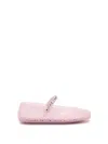 Jimmy Choo Mary Jane Jelly Ballet Flats In Pink