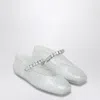 Jimmy Choo The Jelly Transparent Ballet Flats With Crystals