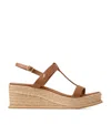 Jimmy Choo Theia Wedge 60 In Brown