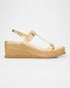 Jimmy Choo Theia Wedge 60 In Gold