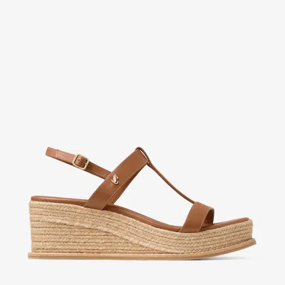 Jimmy Choo Theia Wedge 60 In Hellbraun