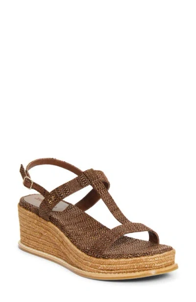 Jimmy Choo Theia Wedge Sandal In Brown