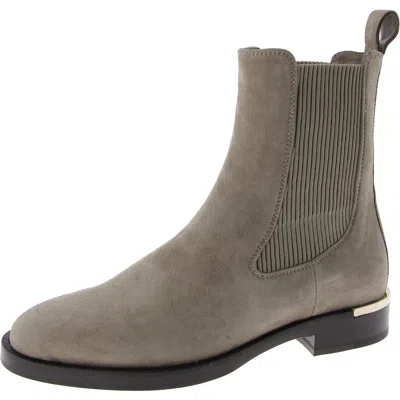 Jimmy Choo Thessaly 20 Womens Leather Short Chelsea Boots In Grey
