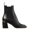 Jimmy Choo Thessaly Calfskin Chelsea Ankle Booties In Black