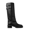 Jimmy Choo Brooklyn 50 Leather Knee-high Boots In Black