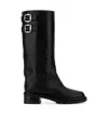 Jimmy Choo Brooklyn 50 Leather Knee-high Boots In Black