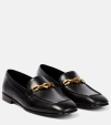 JIMMY CHOO TILDA LEATHER LOAFERS