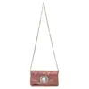 Jimmy Choo Titania Clutch Bag In Pink Satin In Pink