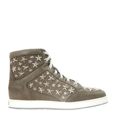 Jimmy Choo Tokyo Pebble Star Studded High Top In Multi