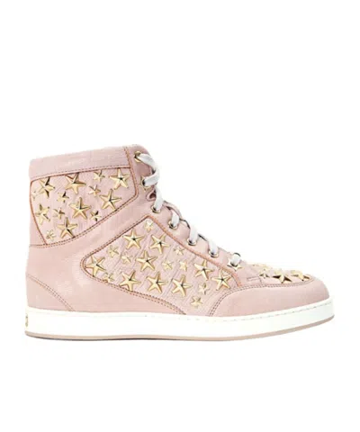 Jimmy Choo Tokyo Star Studded High Tops In Multi