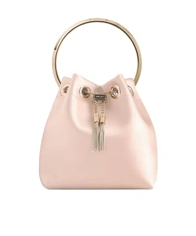 Jimmy Choo Top Handle Shoulder Bag In Neutral