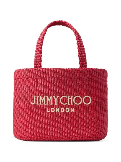 Jimmy Choo Top Handles Mini Bag In Red