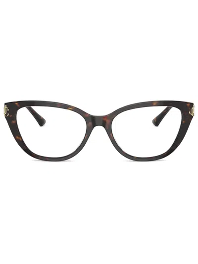 Jimmy Choo Tortoiseshell-effect Glasses In Brown
