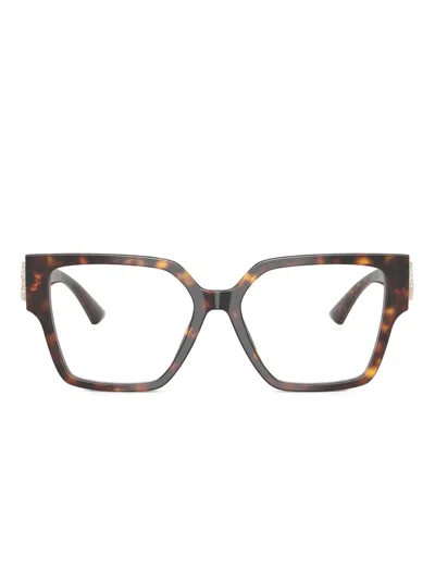 Jimmy Choo Tortoiseshell-effect Glasses In Brown