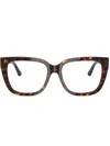 Jimmy Choo Tortoiseshell-effect Glasses In Brown
