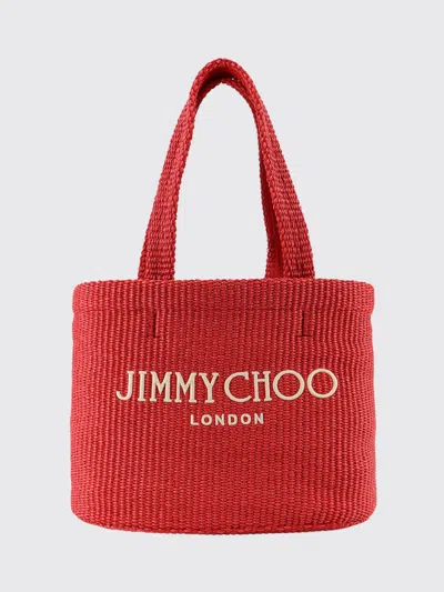 Jimmy Choo Tote Bag  Woman Color Ruby In Red