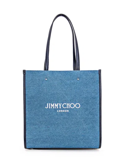 Jimmy Choo Tote Bag M In Blue