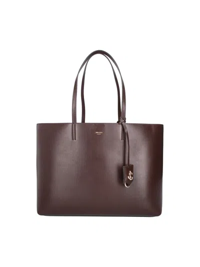 Jimmy Choo Tote Bag "nine2five East-west" In Brown