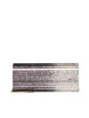 Jimmy Choo Sweetie Metallic-finish Clutch Bag In Blackchampagne