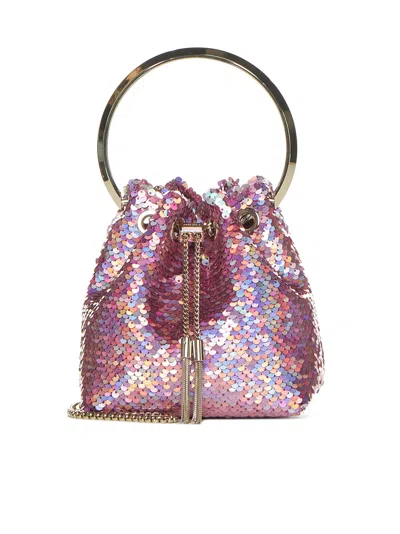 Jimmy Choo Tote In Pink Mix