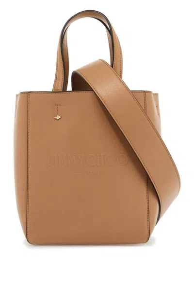 JIMMY CHOO SMOOTH LEATHER LENNY N/S TOTE BAG