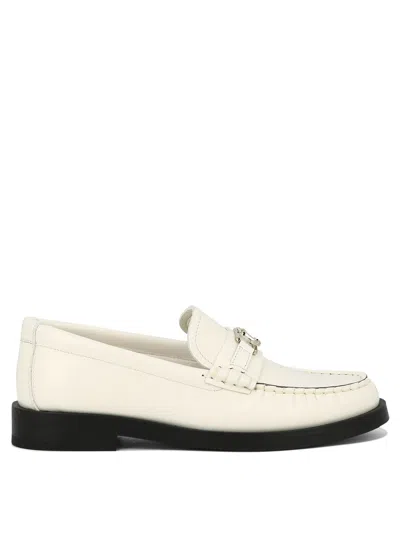 Jimmy Choo Trendy White Loafers For Women