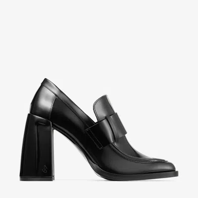 Jimmy Choo Tylor 95 Leather Pumps In Black