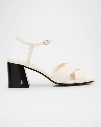 Jimmy Choo Valla 65 Vacchetta Sandals In Brown