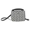 Jimmy Choo Varenne Houndstooth-print Mini Top-handle Bag In Multicolor Wool And Leather In Multi