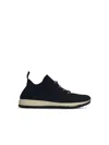 Jimmy Choo Veles Crochet Knit Sneakers In Black